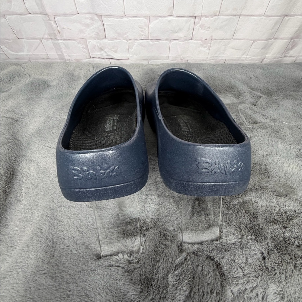 Birkenstock Navy Blue Slip-On Clogs - Picture 3 of 6